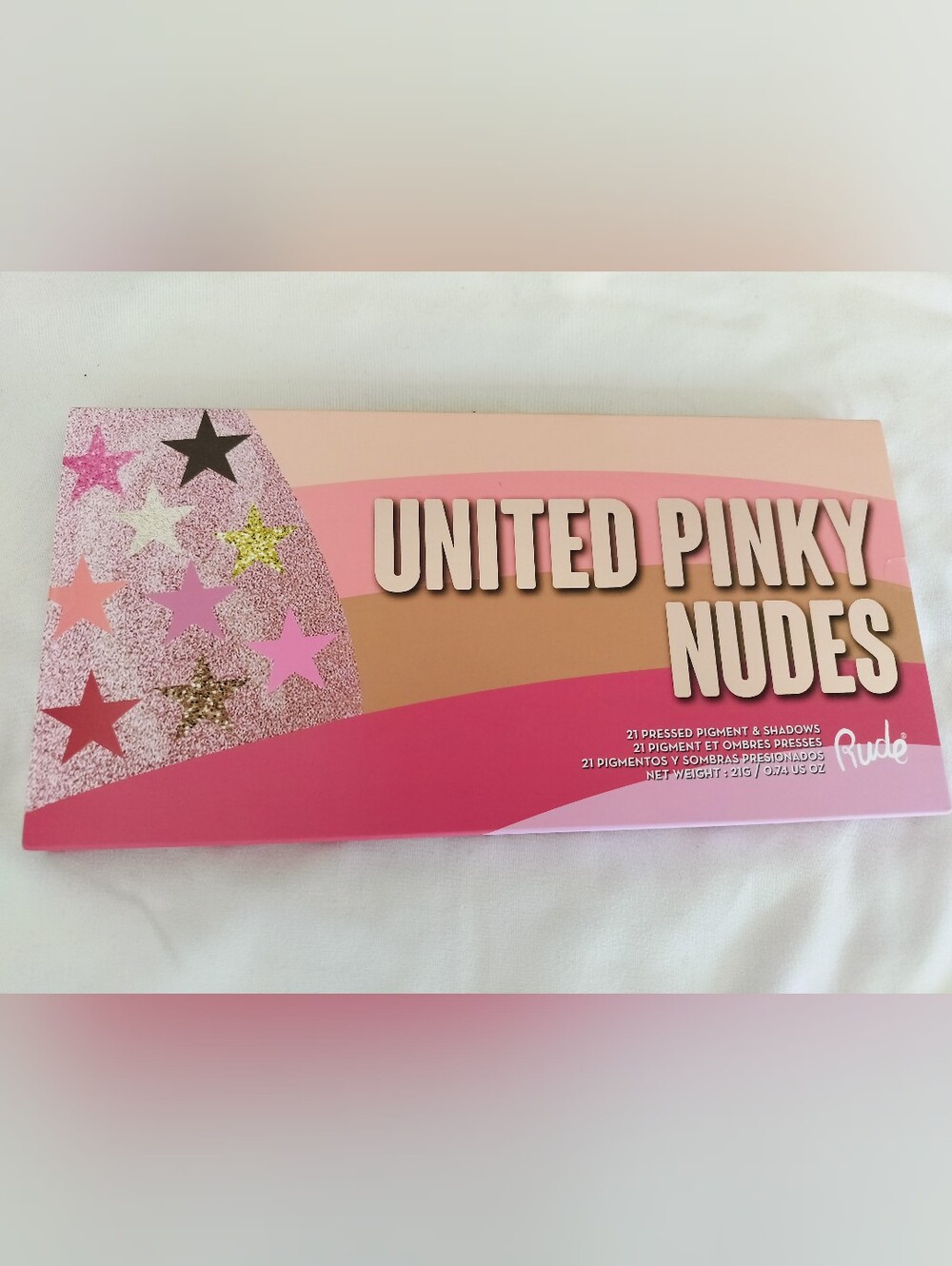 Rude Cosmetics United Pinky Nudes 21 Eyeshadow Palette - Brand New Sealed